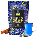 Blue Tea Butterfly Pea Cinnamon Herbal Tea Bags - Safuron