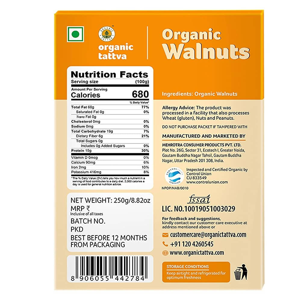 Organic Tattva Walnuts Organic Tattva