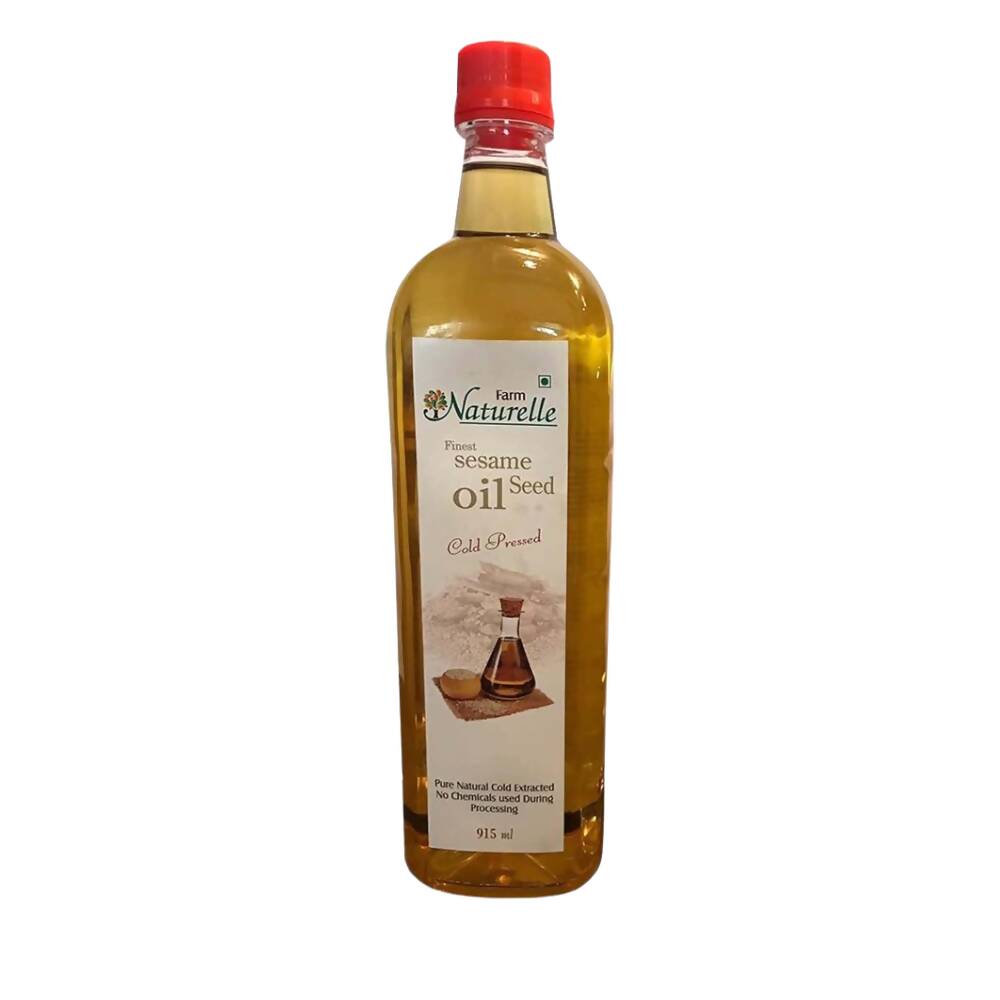 Farm Naturelle Cold Pressed Virgin White Sesame Seed Oil Farm Naturelle