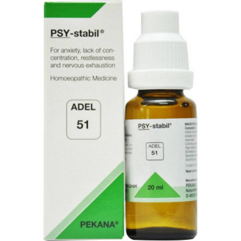 Adel Homeopathy 51 Psy-Stabil Drop - Safuron Naturals