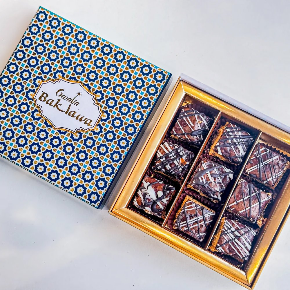 Gwalia Sweets Chocolate Square Baklawa Gwalia Sweets