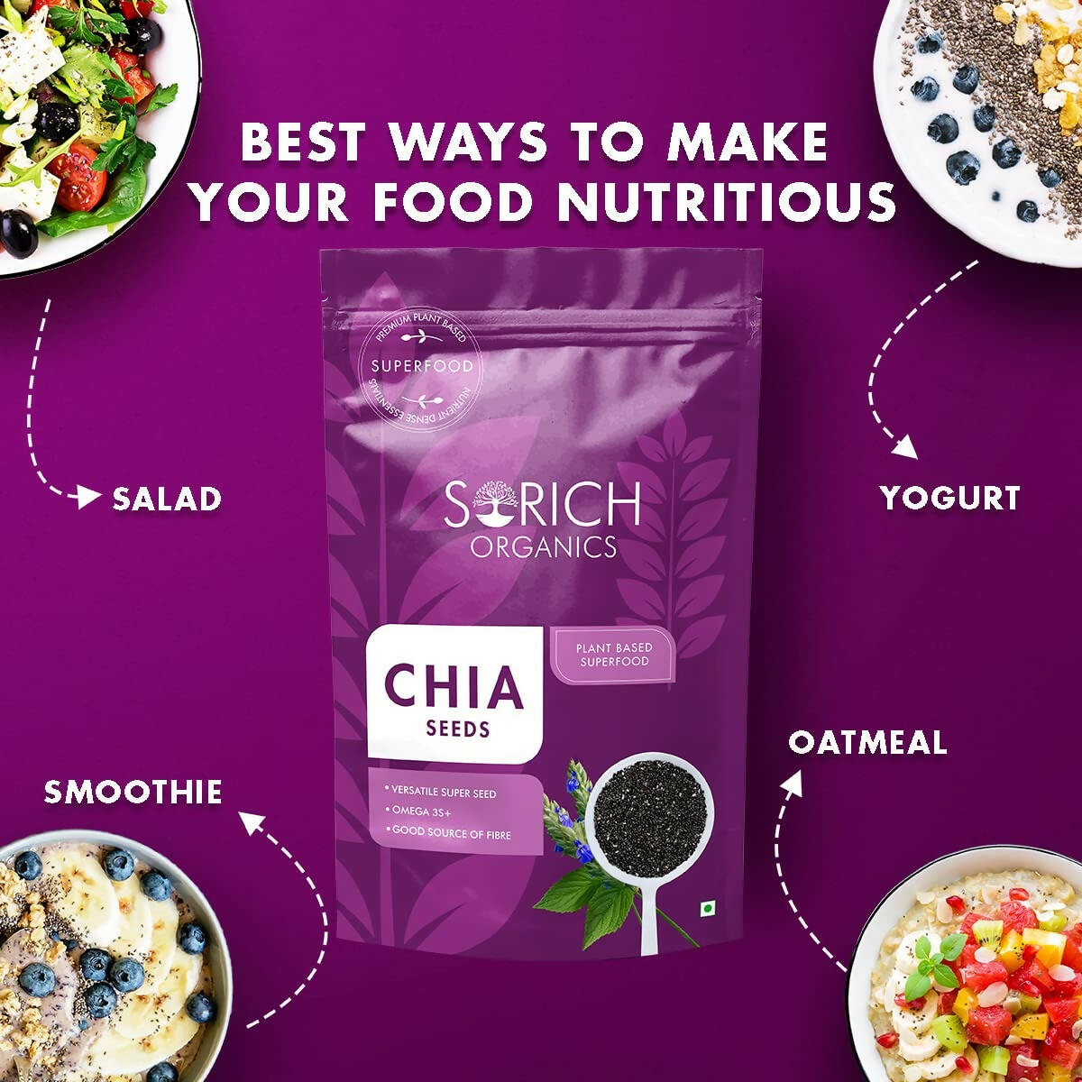 Sorich Organics Raw Chia Seeds Sorich