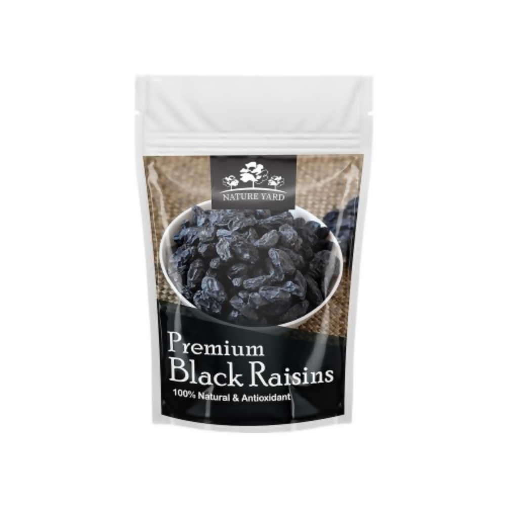 Nature Yard Black Raisins Seedless/kali kismis/kishmish dry fruit - Safuron
