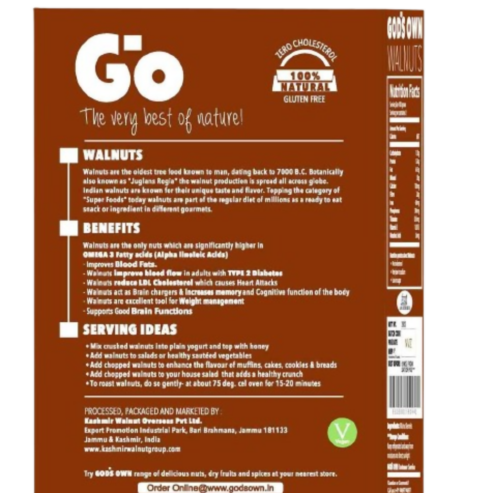 Go Premium Walnut Kernels Halves Go
