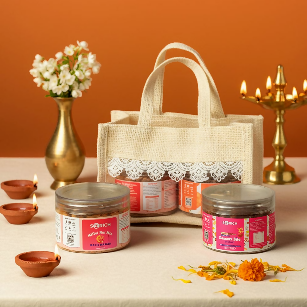 Sorich Organics Mini Light and Bites Hamper Diwali Gift Sorich