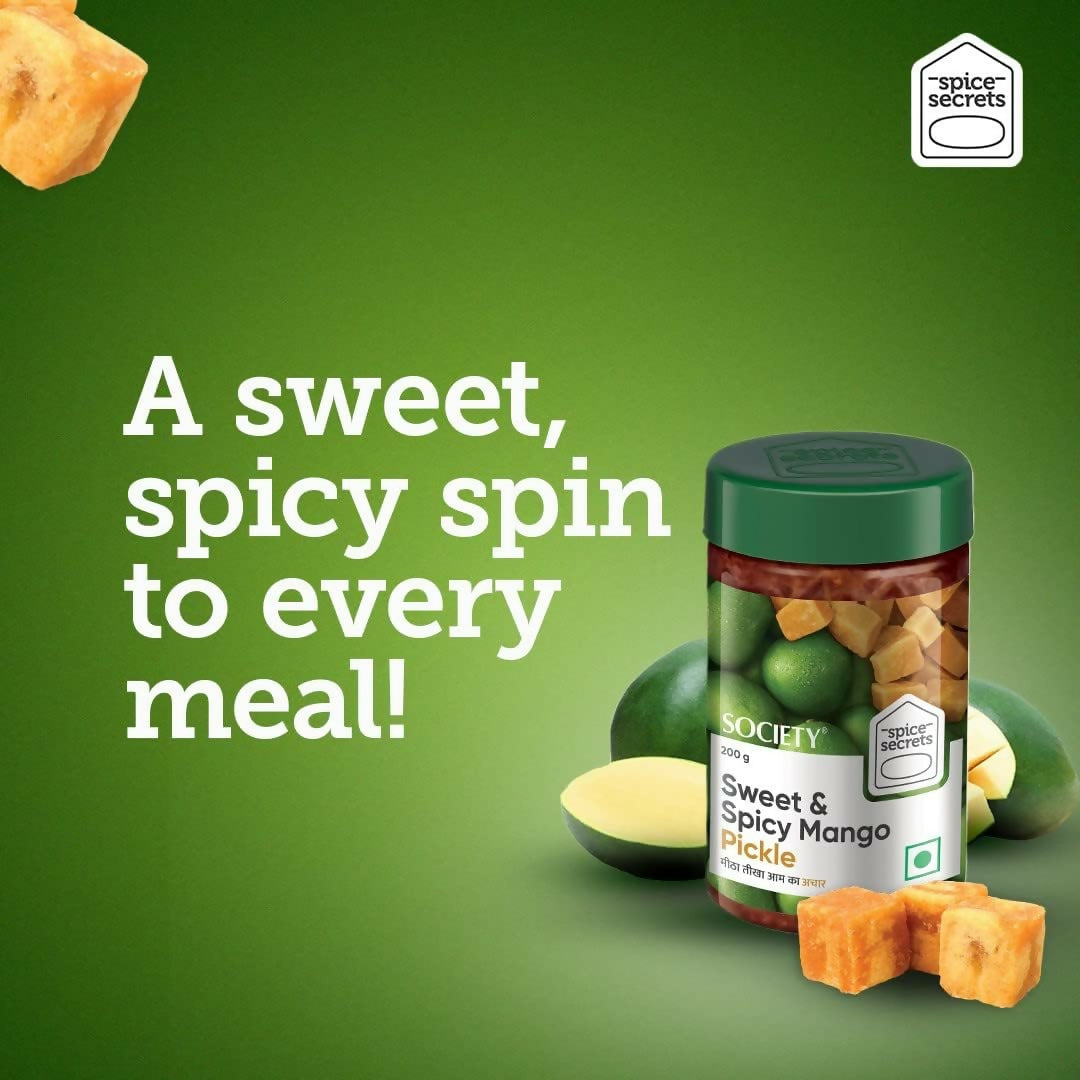 Society Sweet & Spicy Mango Pickle Jar Society