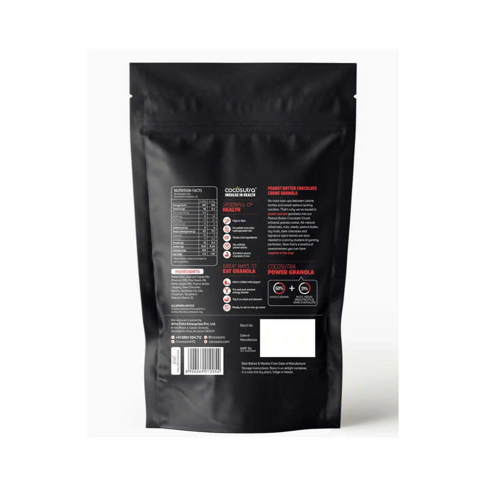 Cocosutra Peanut Butter Chocolate Chunk Breakfast Granola Cocosutra