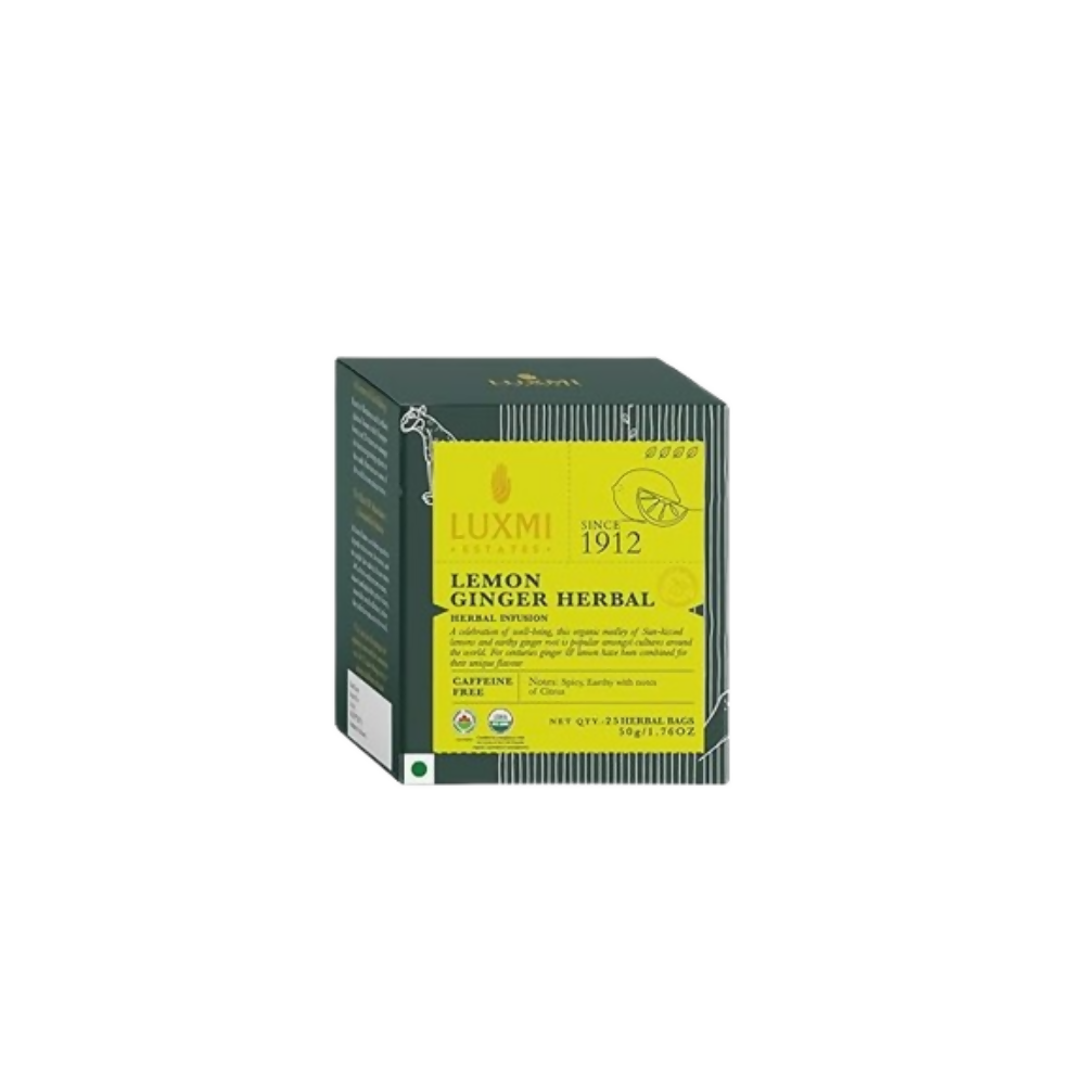 Luxmi Estates Lemon Ginger Herbal Tea - Dista