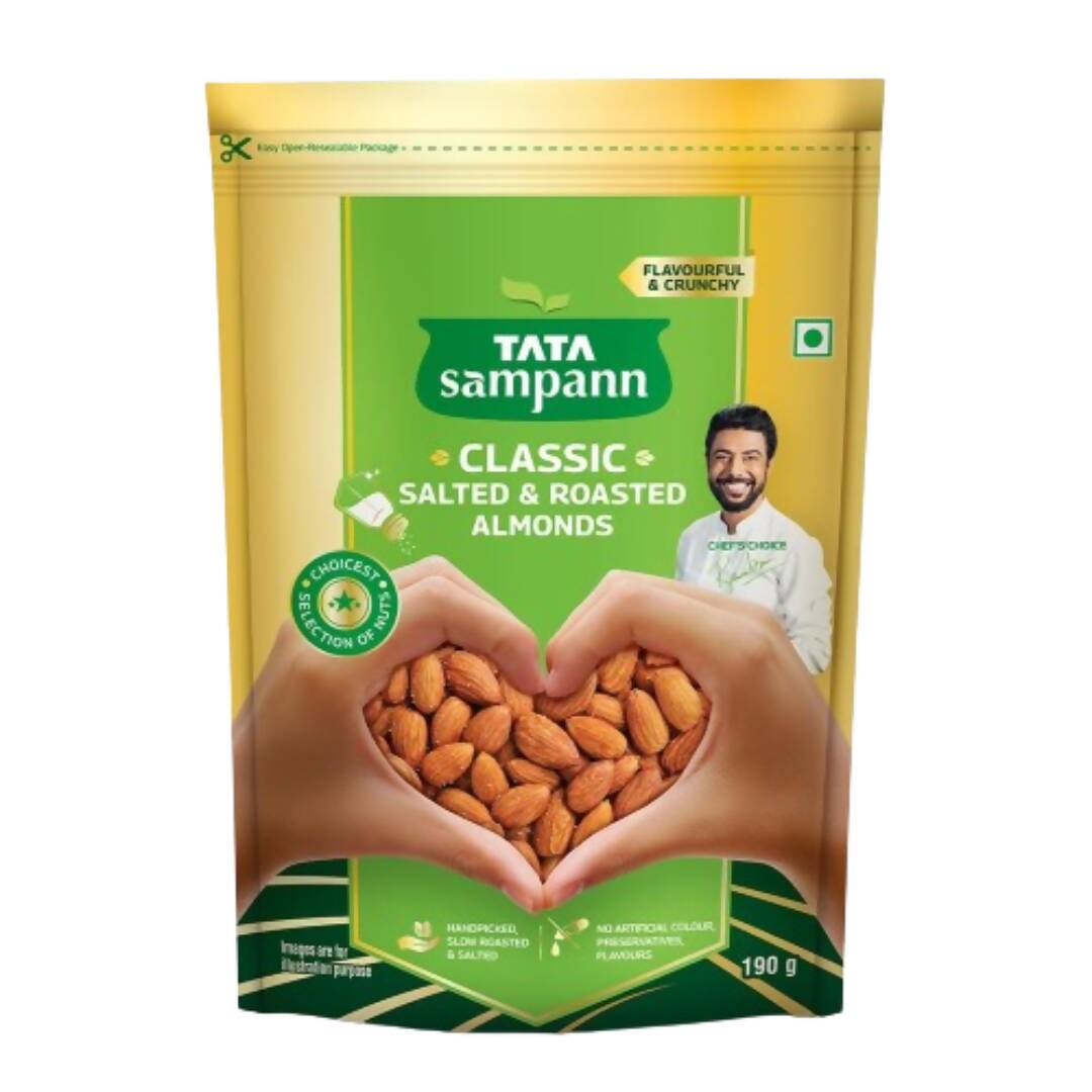 Tata Sampann Classic Salted & Roasted Almonds Tata