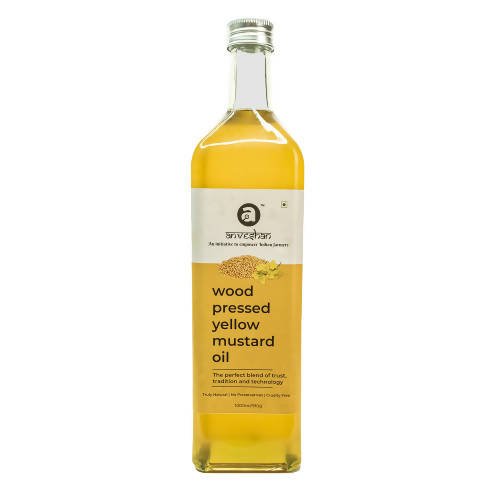 Anveshan Wood Pressed Yellow Mustard Oil Anveshan