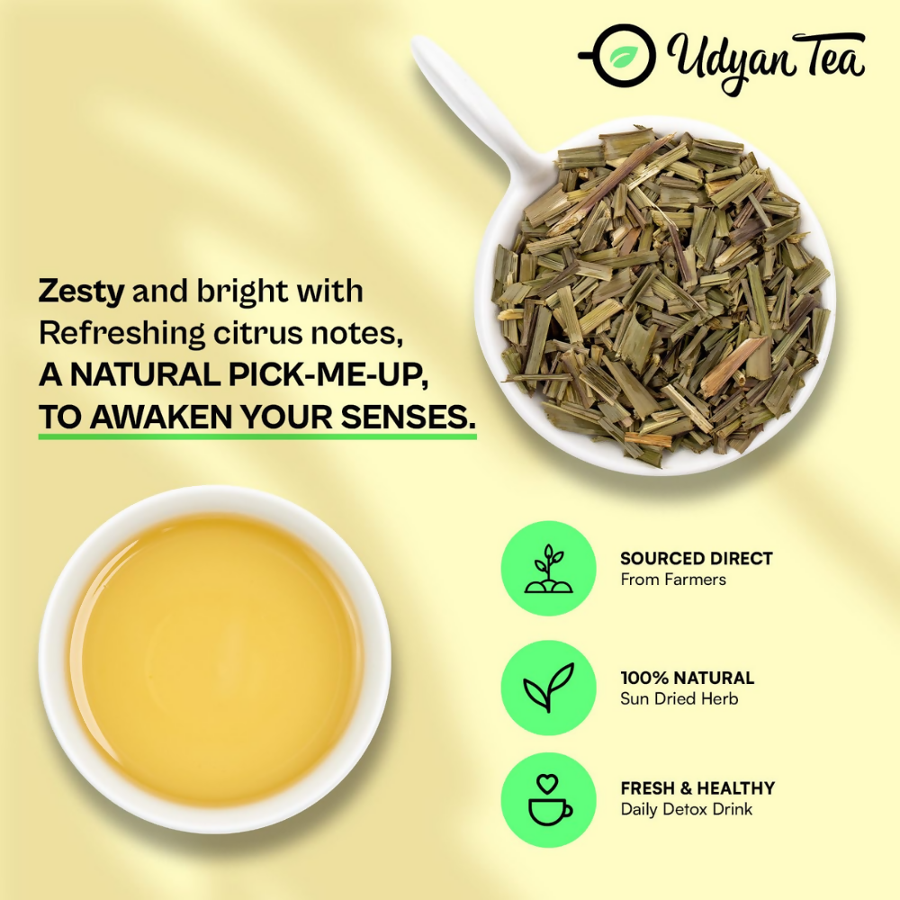Udyan Tea Lemongrass Pure Herbal Tea Udyan Tea
