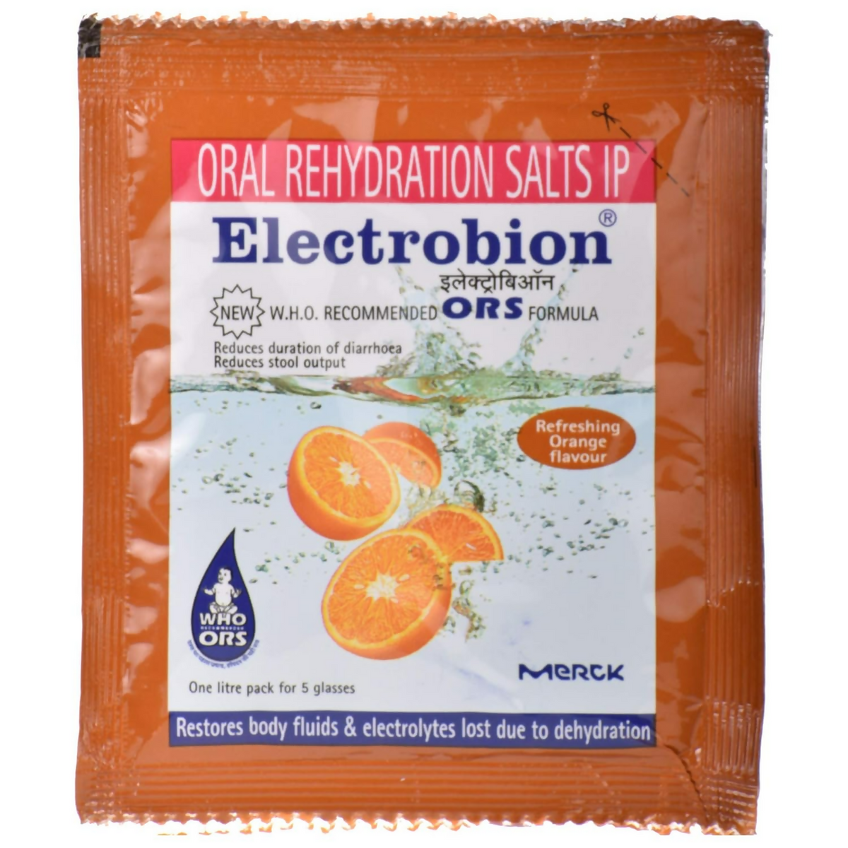 Electrobion - Oral Rehydration Powder (Orange Flavour) Generic