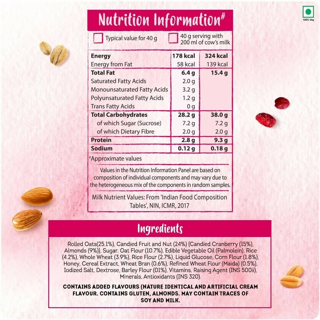 Kellogg's Crunchy Granola Almonds & Cranberries Kellogg's