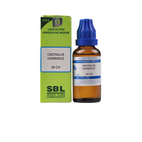 SBL Homeopathy Crotalus Horridus Dilution - Safuron