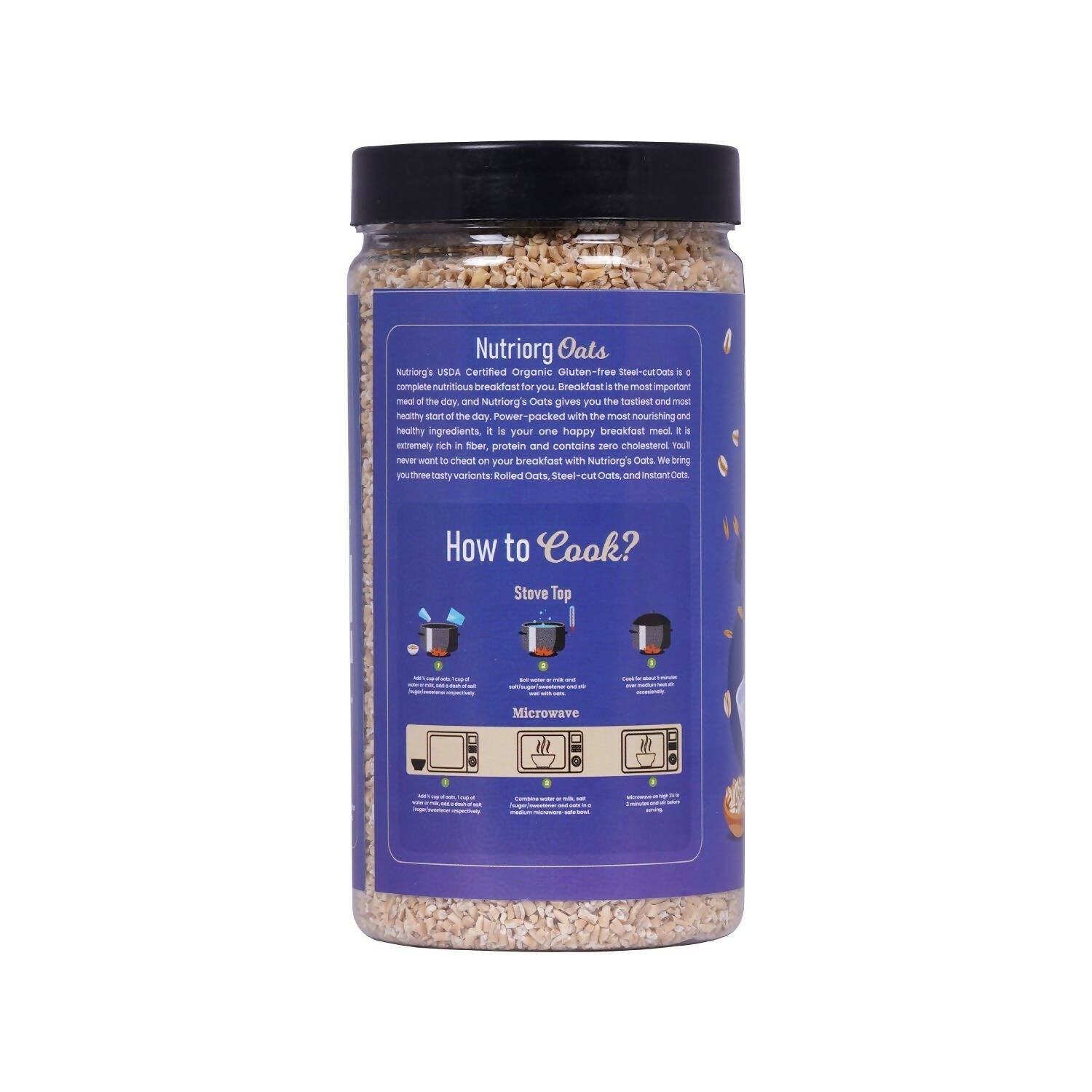 Nutriorg Certified Organic Steelcut Oats Nutriorg