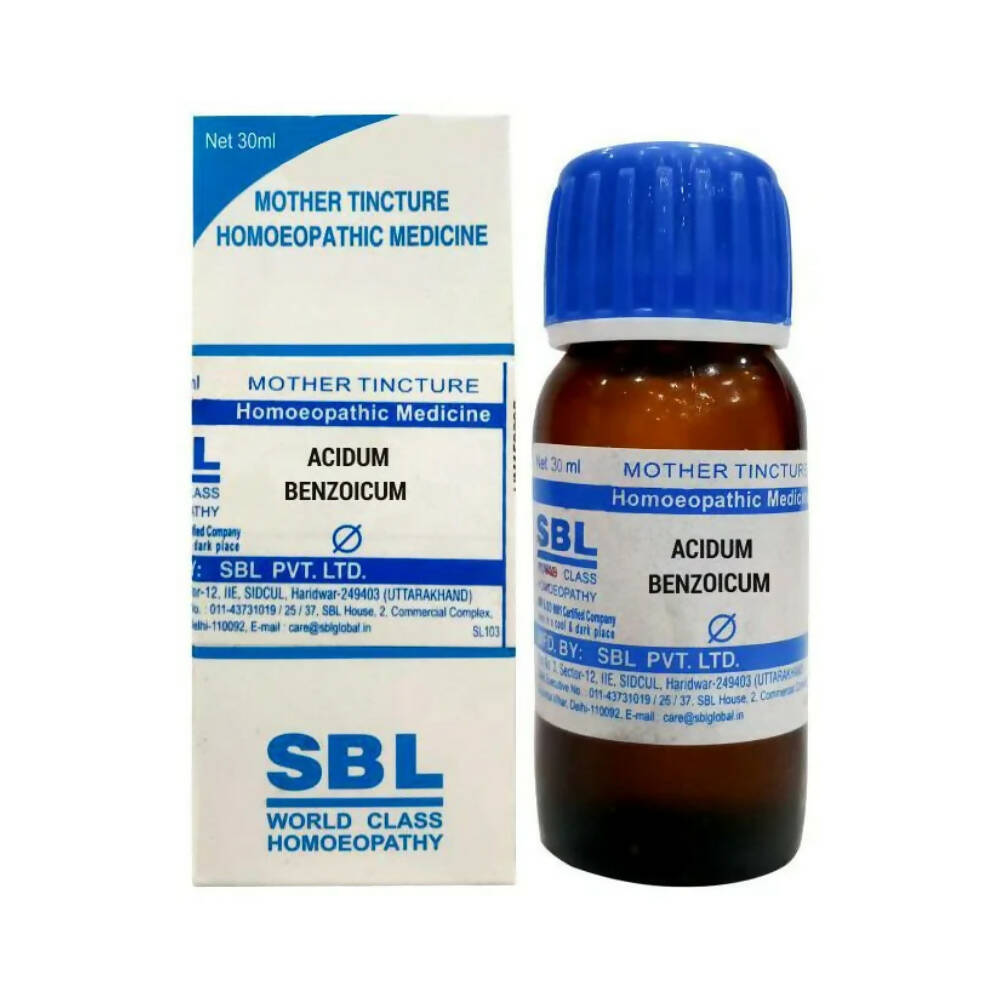 SBL Homeopathy Acidum Benzoicum Mother Tincture Q - Safuron