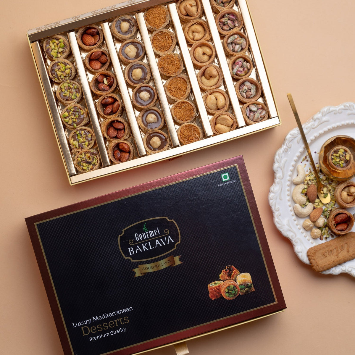 Gourmet Baklava Assorted Nest Baklava - Safuron