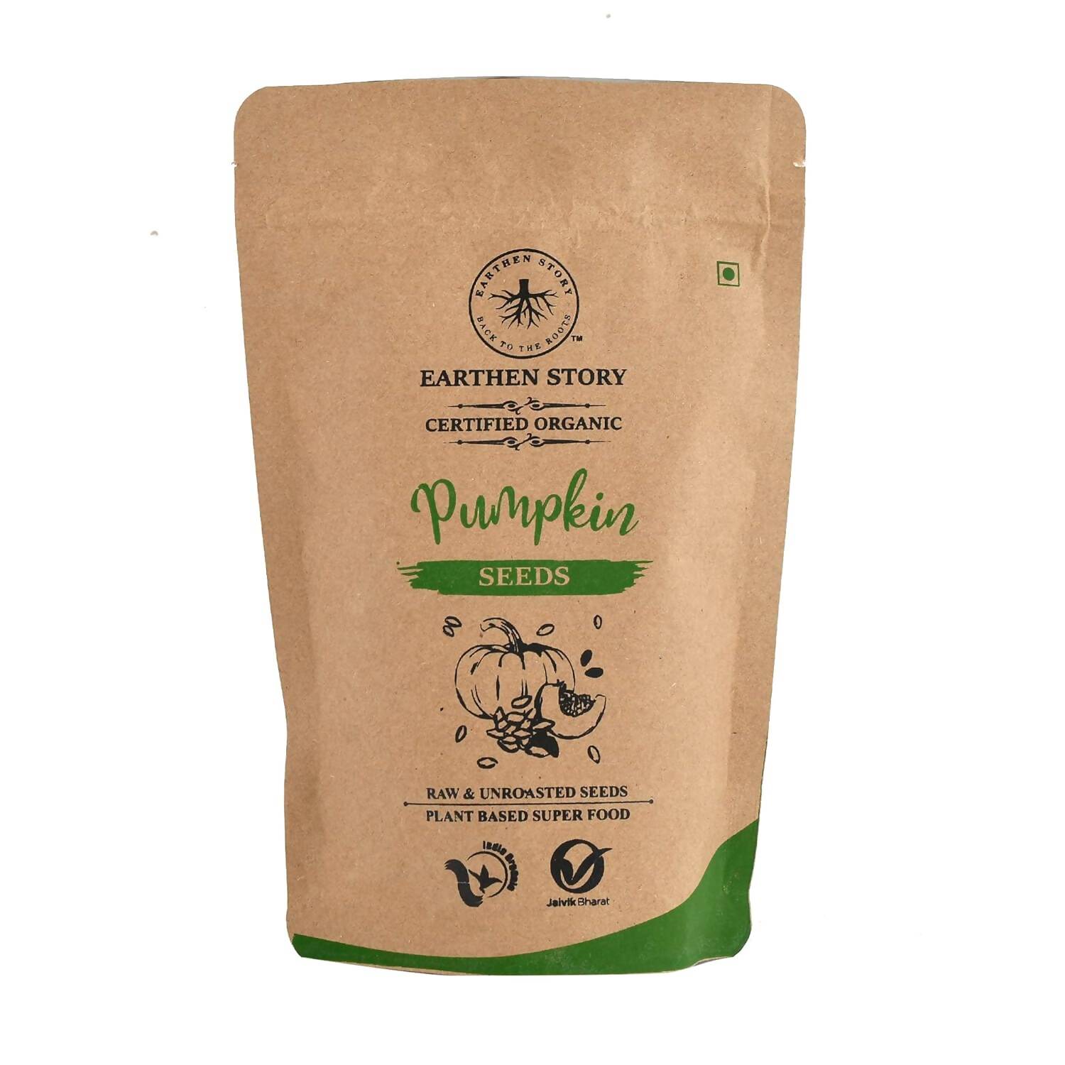 Earthen Story Certified Organic Raw Pumpkin Seeds Earthen Story
