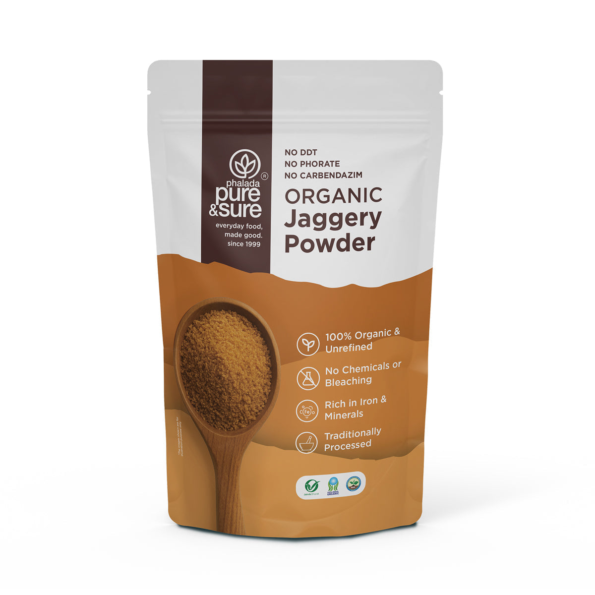 Pure & Sure Organic Jaggery Powder - Safuron