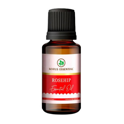 Korus Essential Rosehip Essential Oil - Therapeutic Grade - Safuron