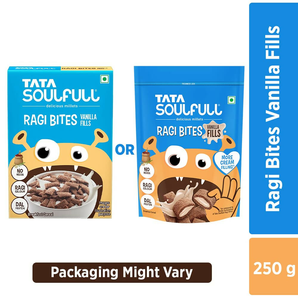 Tata Soulfull Ragi Bites Vanilla Fills Breakfast Cereal Tata Soulfull