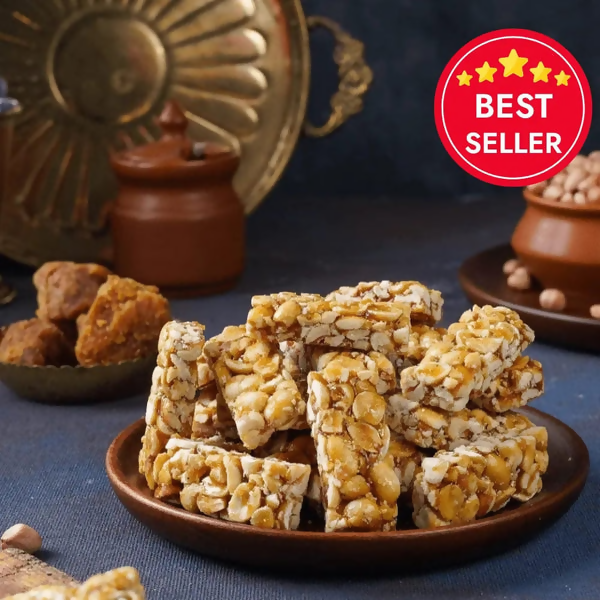 Sweet Karam Coffee Peanut Chikki (Zero White Sugar) Sweet Karam Coffee