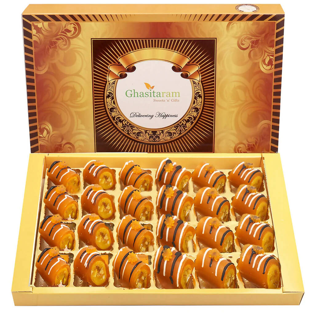 Ghasitaram Mango Roll Delight Sweets - Safuron