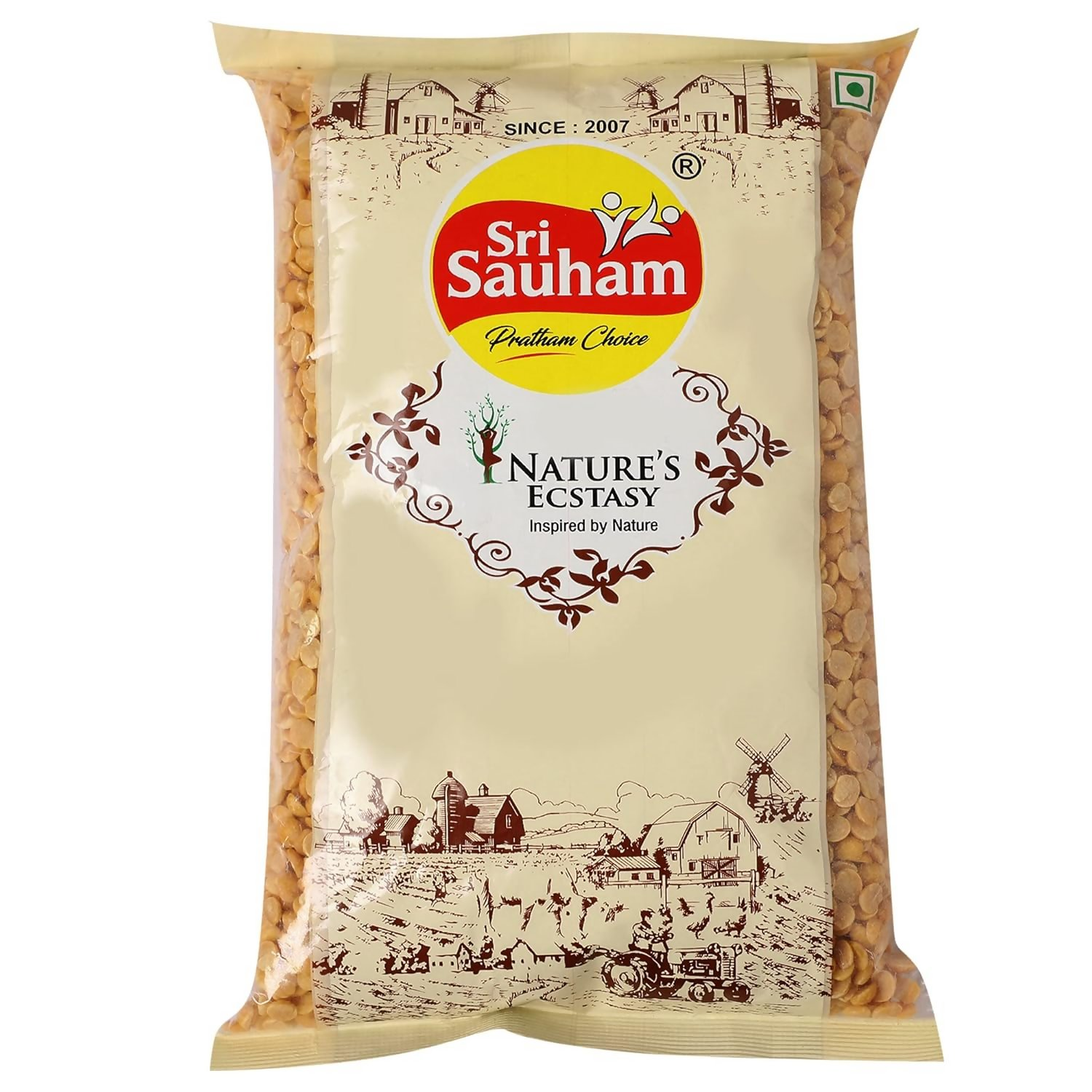 Sri Sauham Premium Unpolished Toor Dal - Safuron