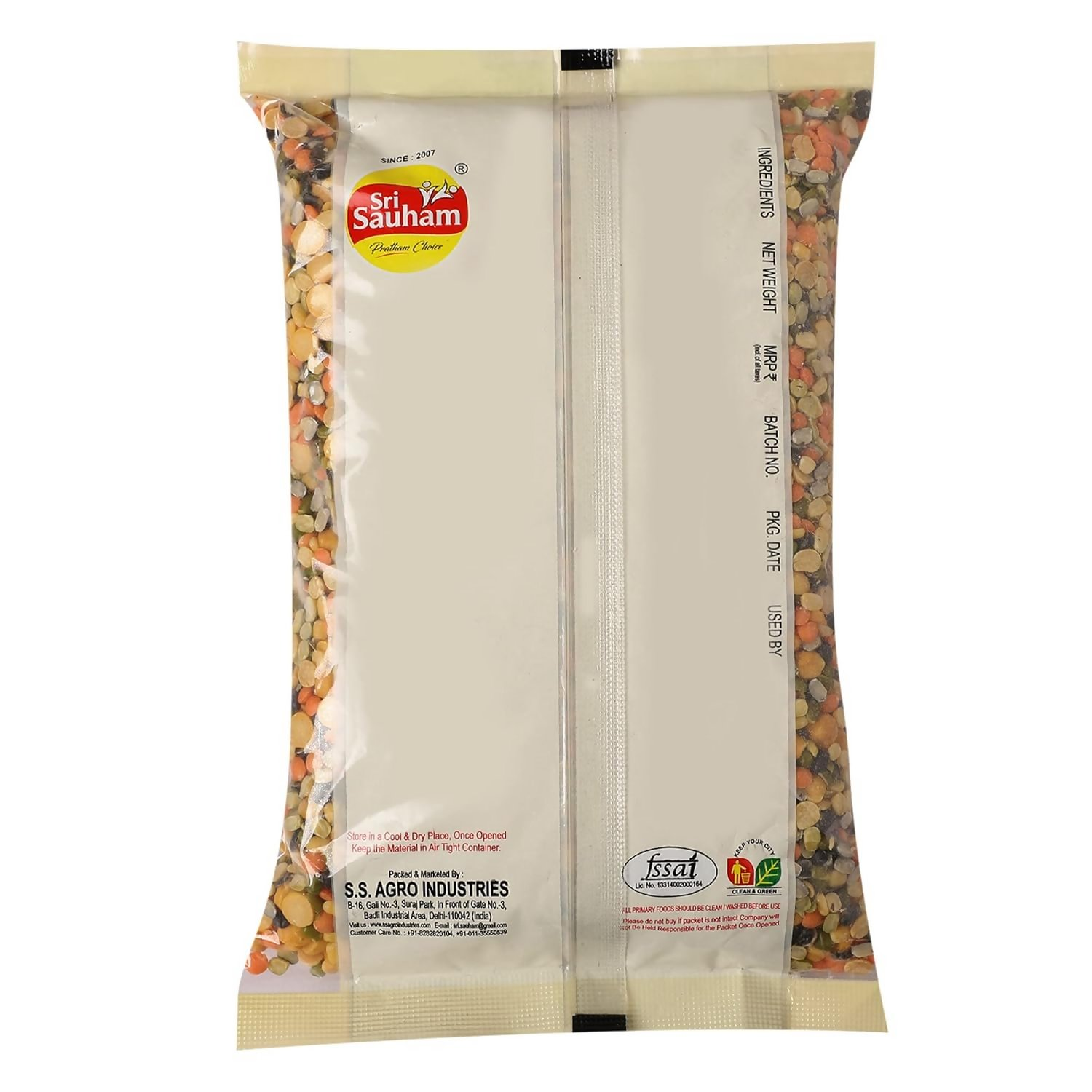 Sri Sauham Premium Mix Unpolished Dal Sri Sauham