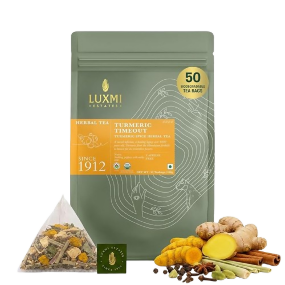 Luxmi Estates Turmeric Time-Out Herbal Loose Infusion - Dista