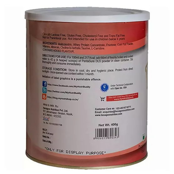 PentaSure DLS Dialysis Care Powder - Vanilla Flavor PentaSure