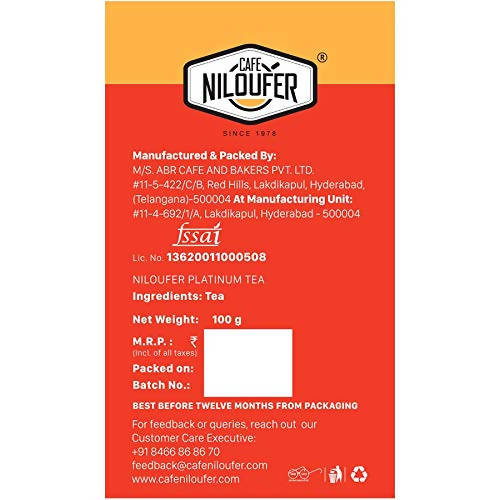 Cafe Niloufer Platinum Tea Powder Cafe Niloufer