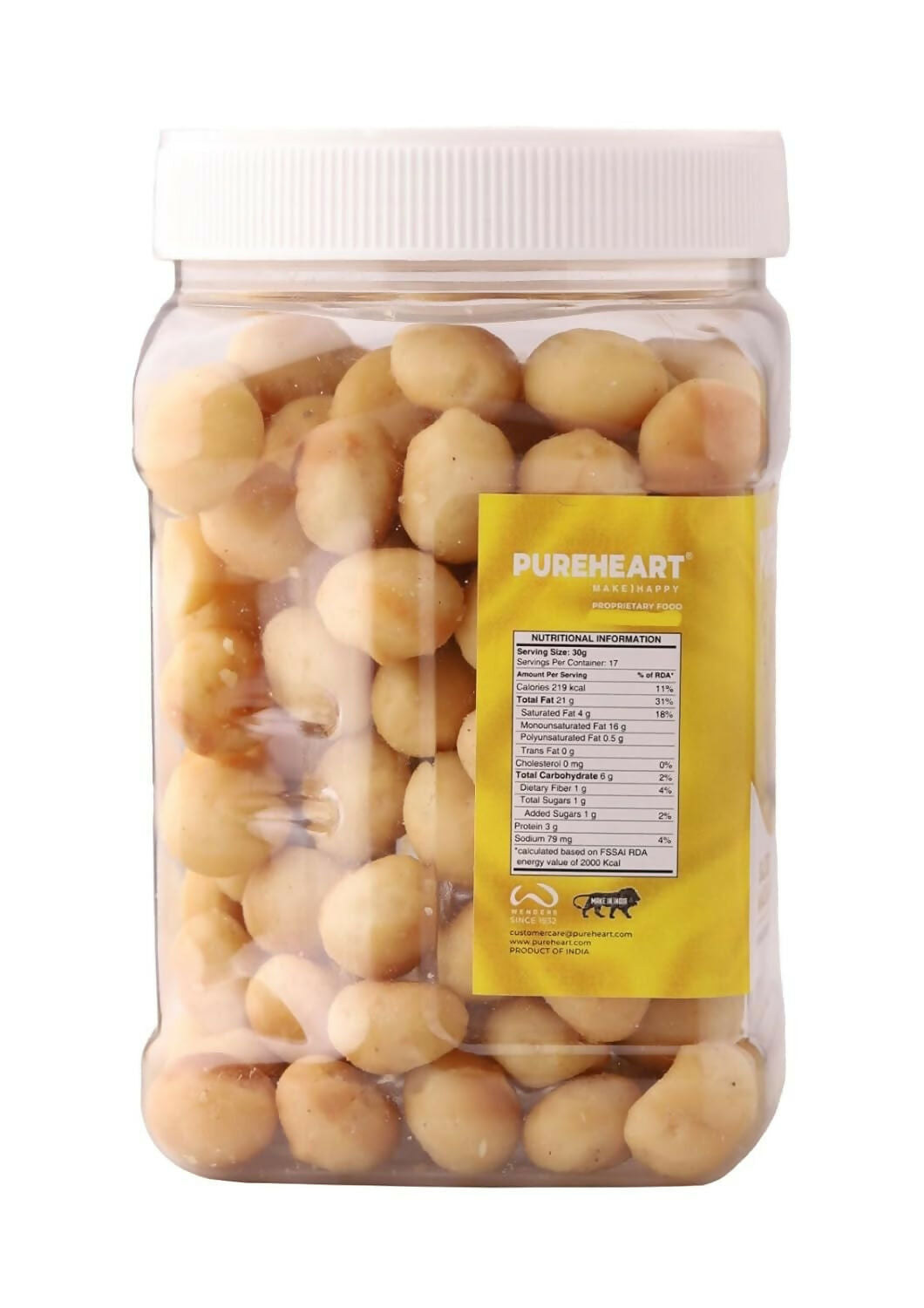 Pureheart Nutreat Combo of Natural Macadamia and Salted Roasted Macadamia Pureheart