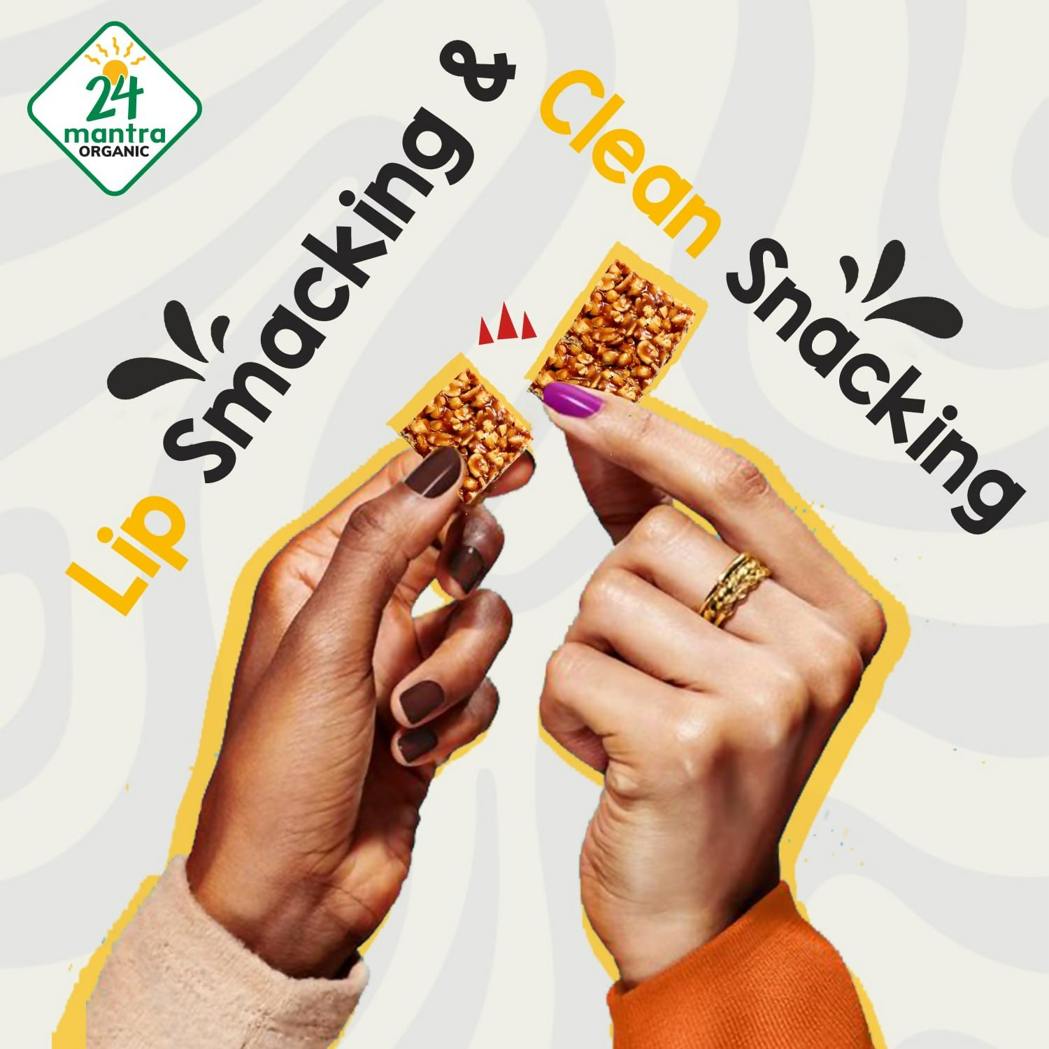 24 Mantra Organic Peanut Chikki 24 Mantra Organic