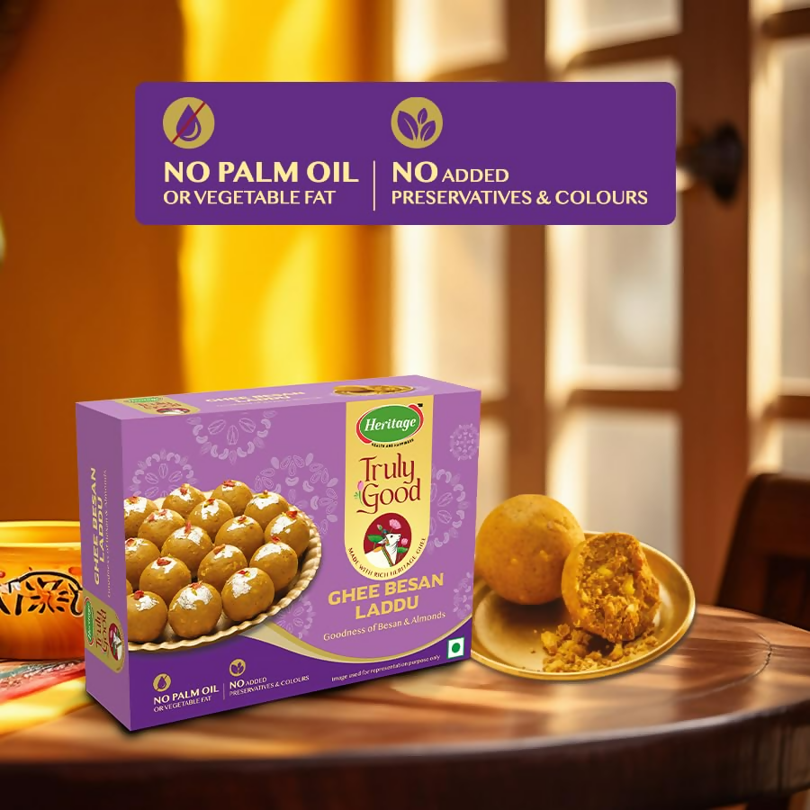 Heritage Pure Ghee Besan Laddu Heritage