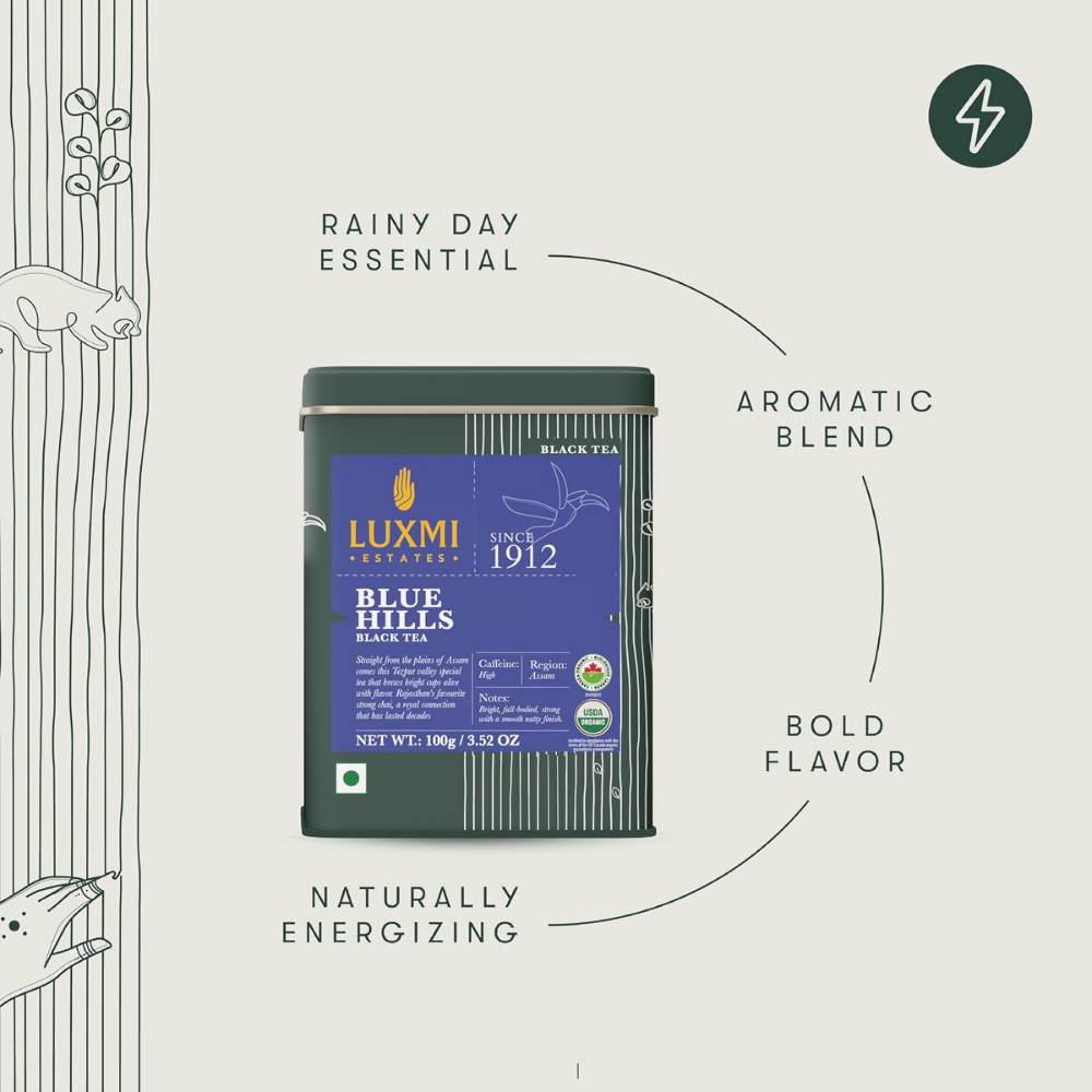 Luxmi Estates Blue Hills Black Tea Blend Luxmi Estates