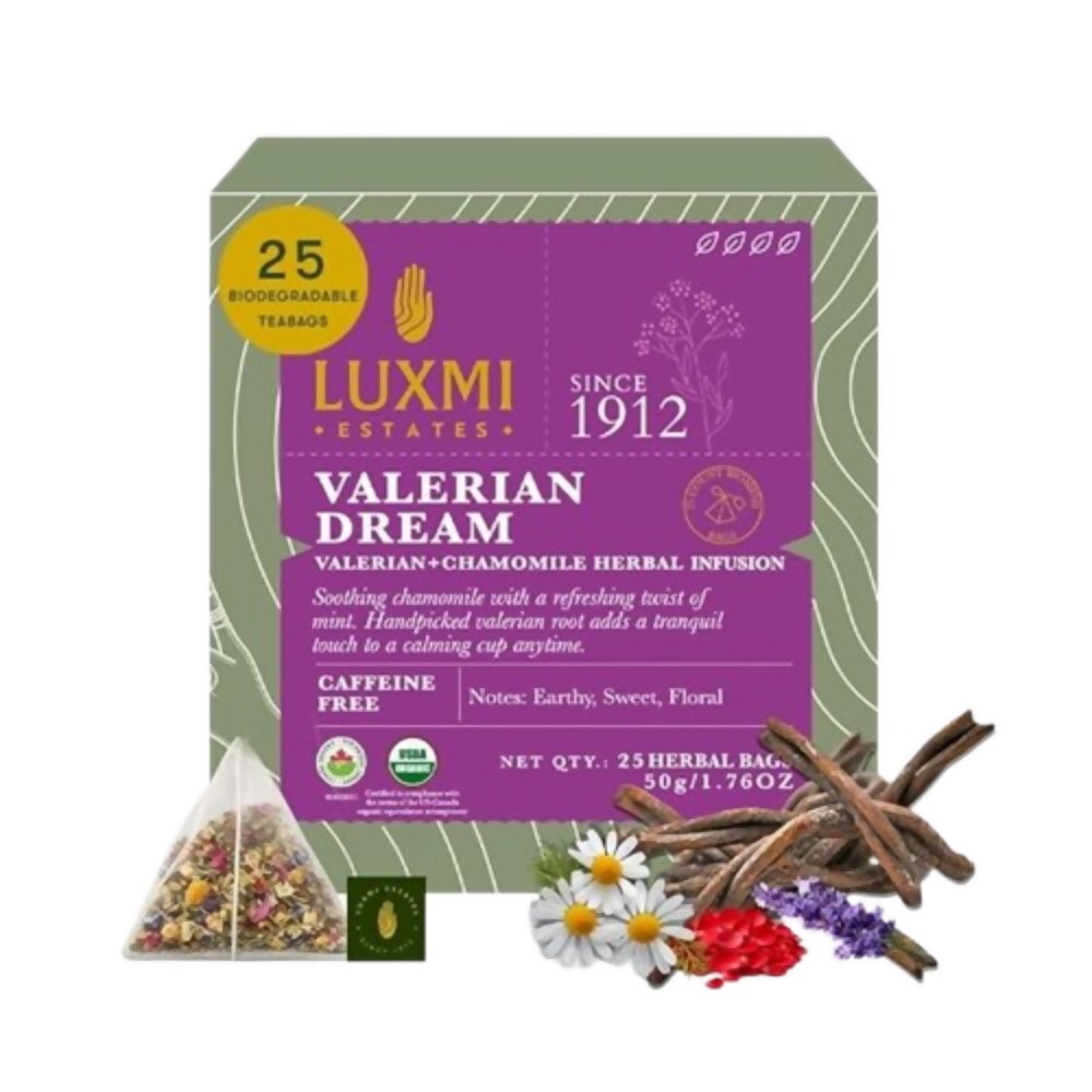 Luxmi Estates Valerian Dream – Organic Sleep Tea - Dista