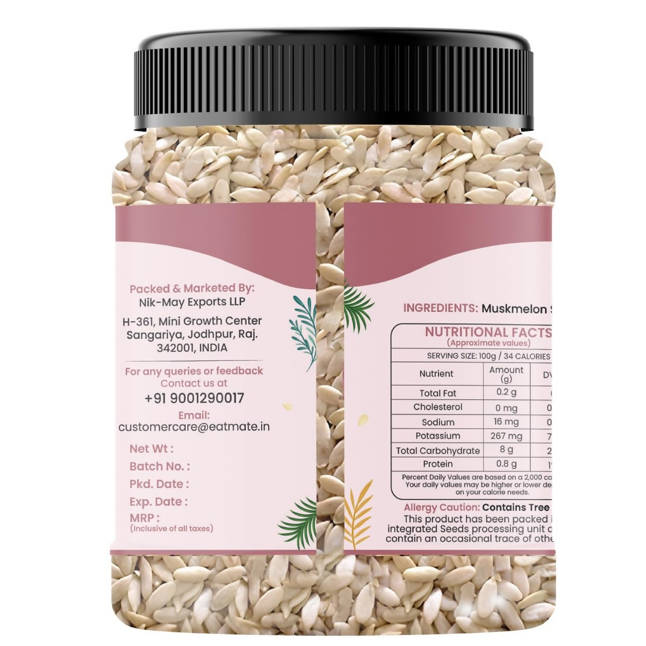 Eatmate Natural Muskmelon Seeds Eatmate