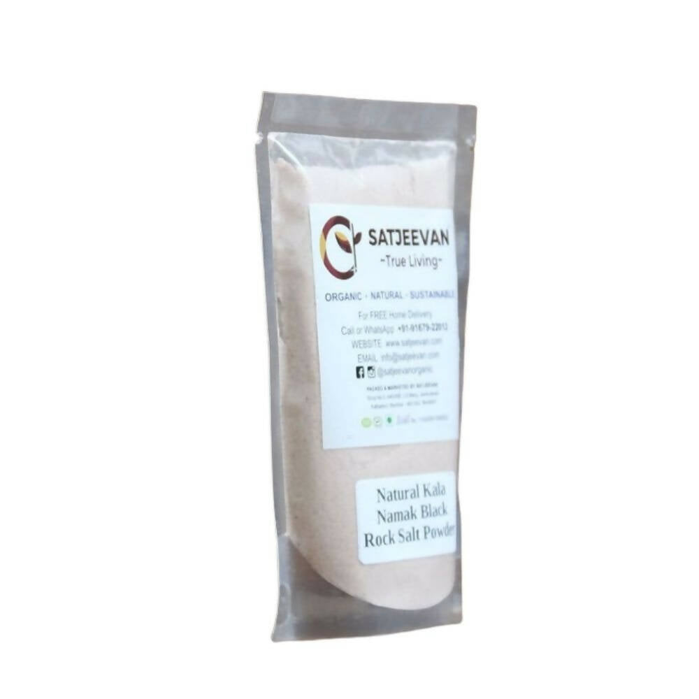 Satjeevan Natural Kala Namak Black Rock Salt Powder Satjeevan