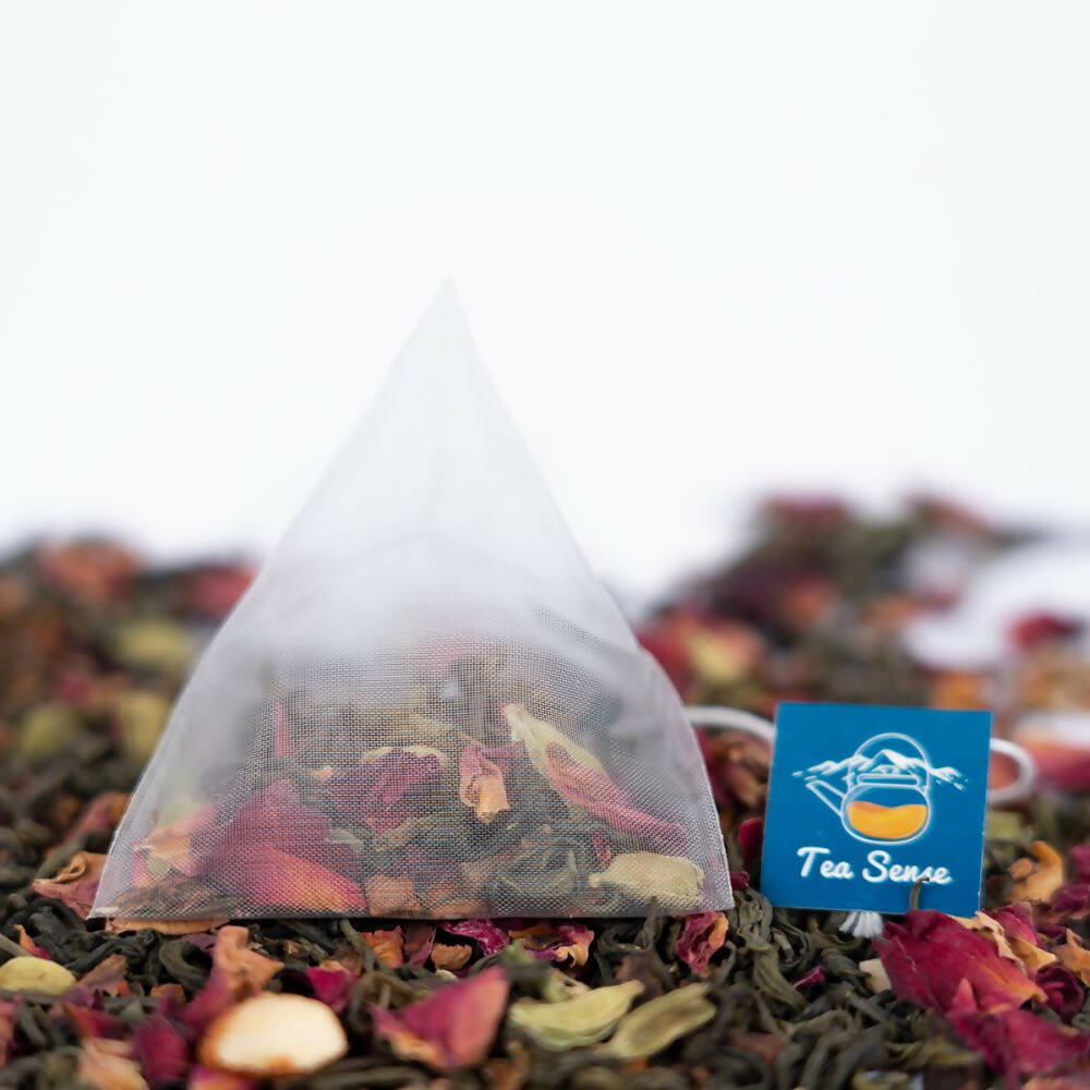 Tea Sense Kashmiri Kahwa Detox Green Tea Bags Box Tea Sense