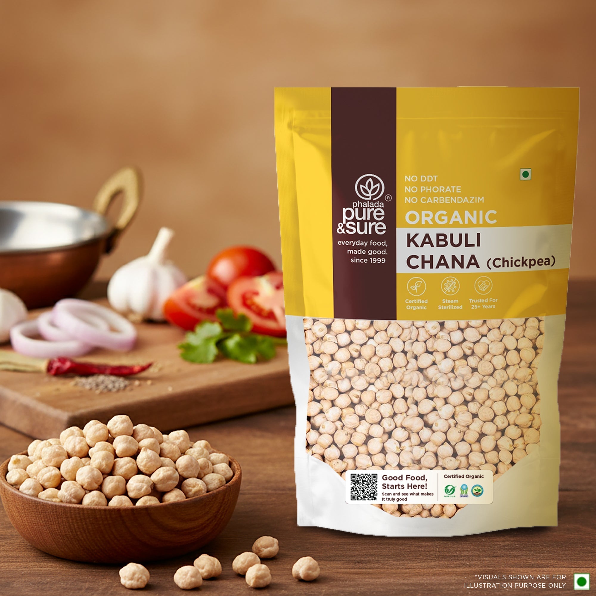 Pure & Sure Organic Kabuli Chana Pure & Sure