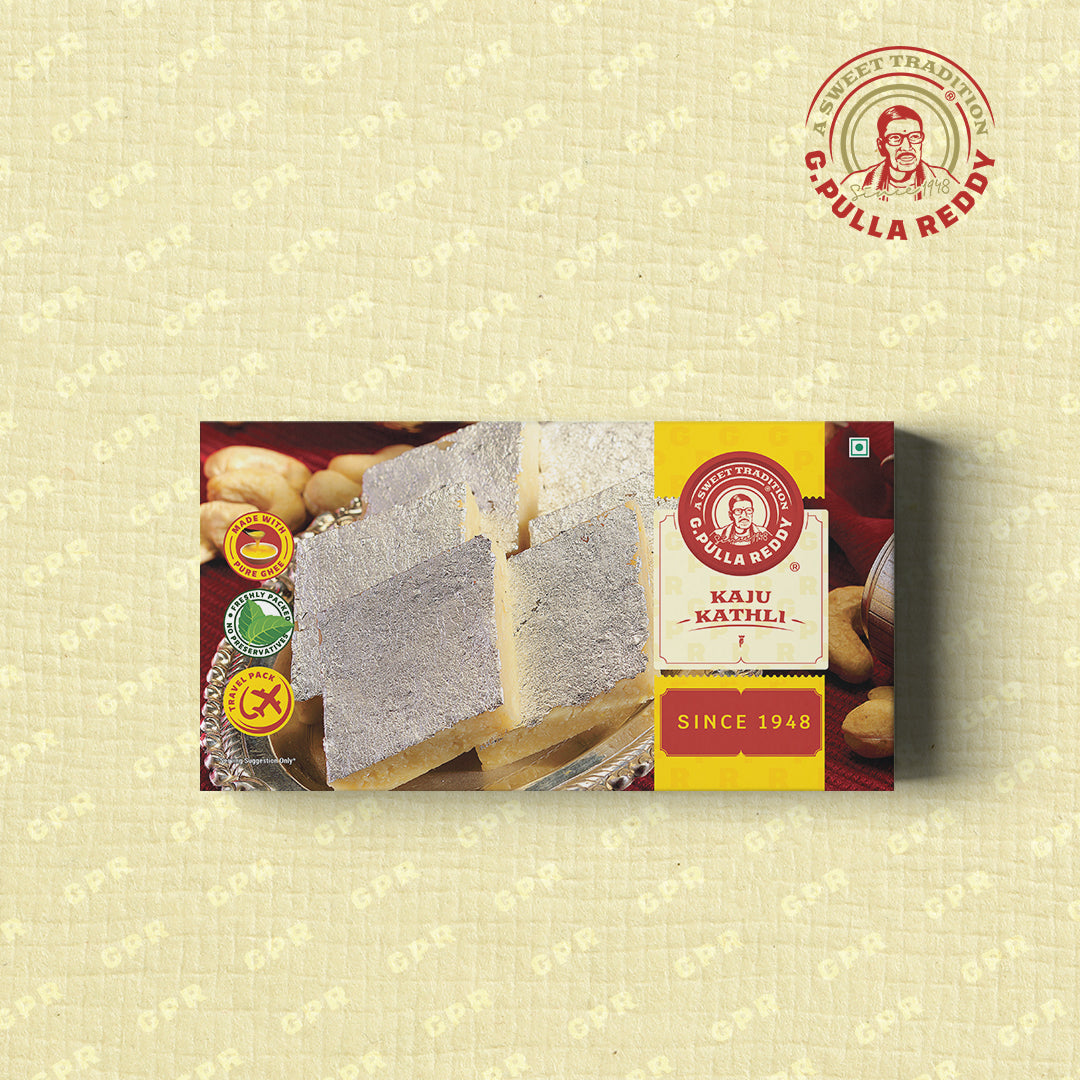 Pulla Reddy Kaju Kathili / Kaju Barfi | Cashew Kathili Indian Sweets by G Pulla Reddy Sweets G Pulla Reddy Sweets