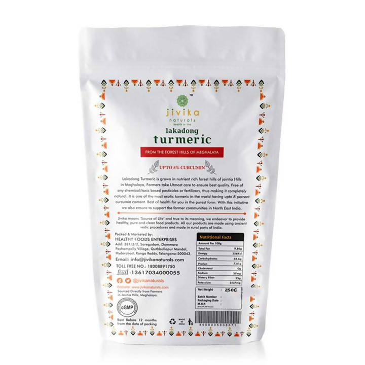 Jivika Naturals Lakadong Turmeric Powder Jivika Naturals