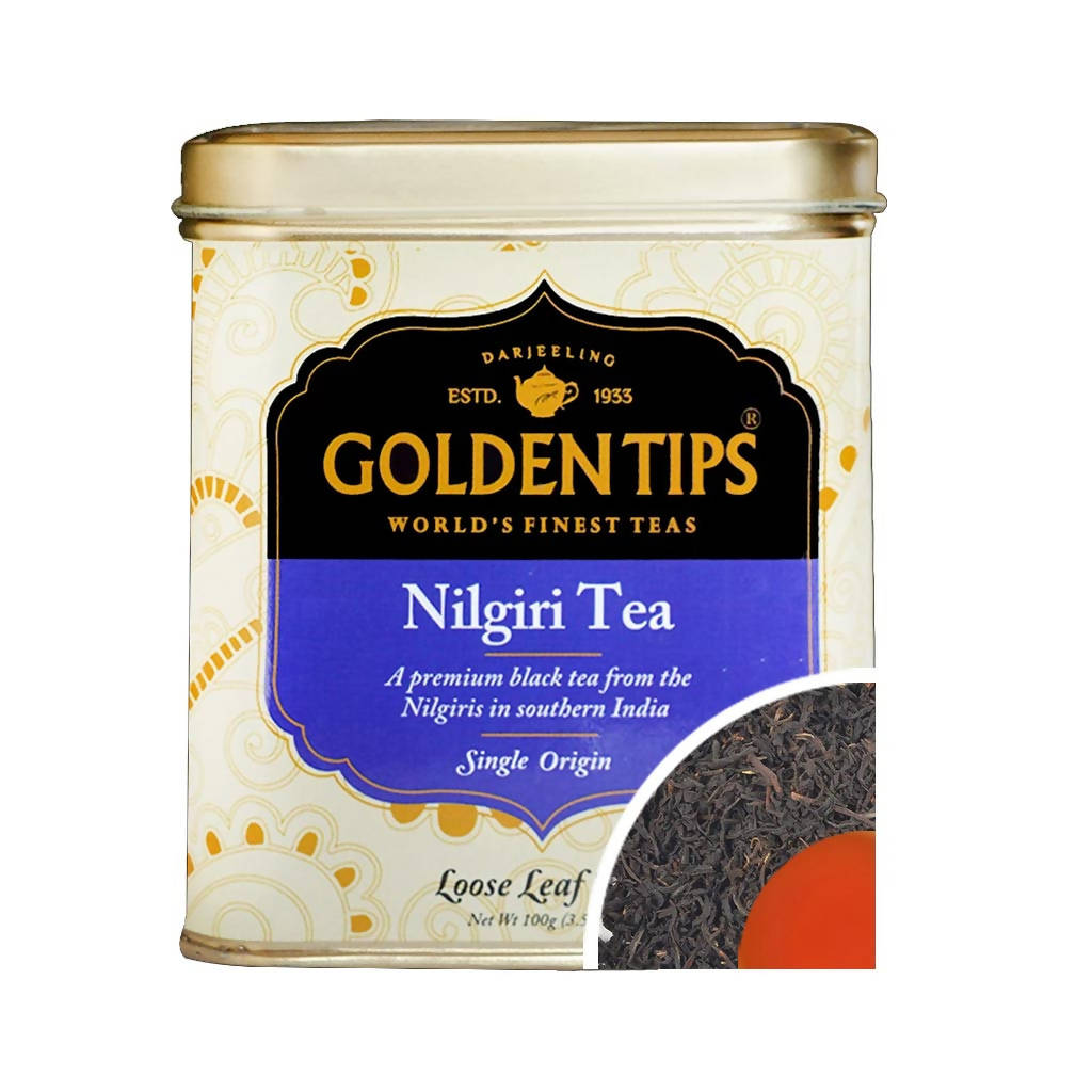 Golden Tips Nilgiri Tea - Tin Can - Safuron