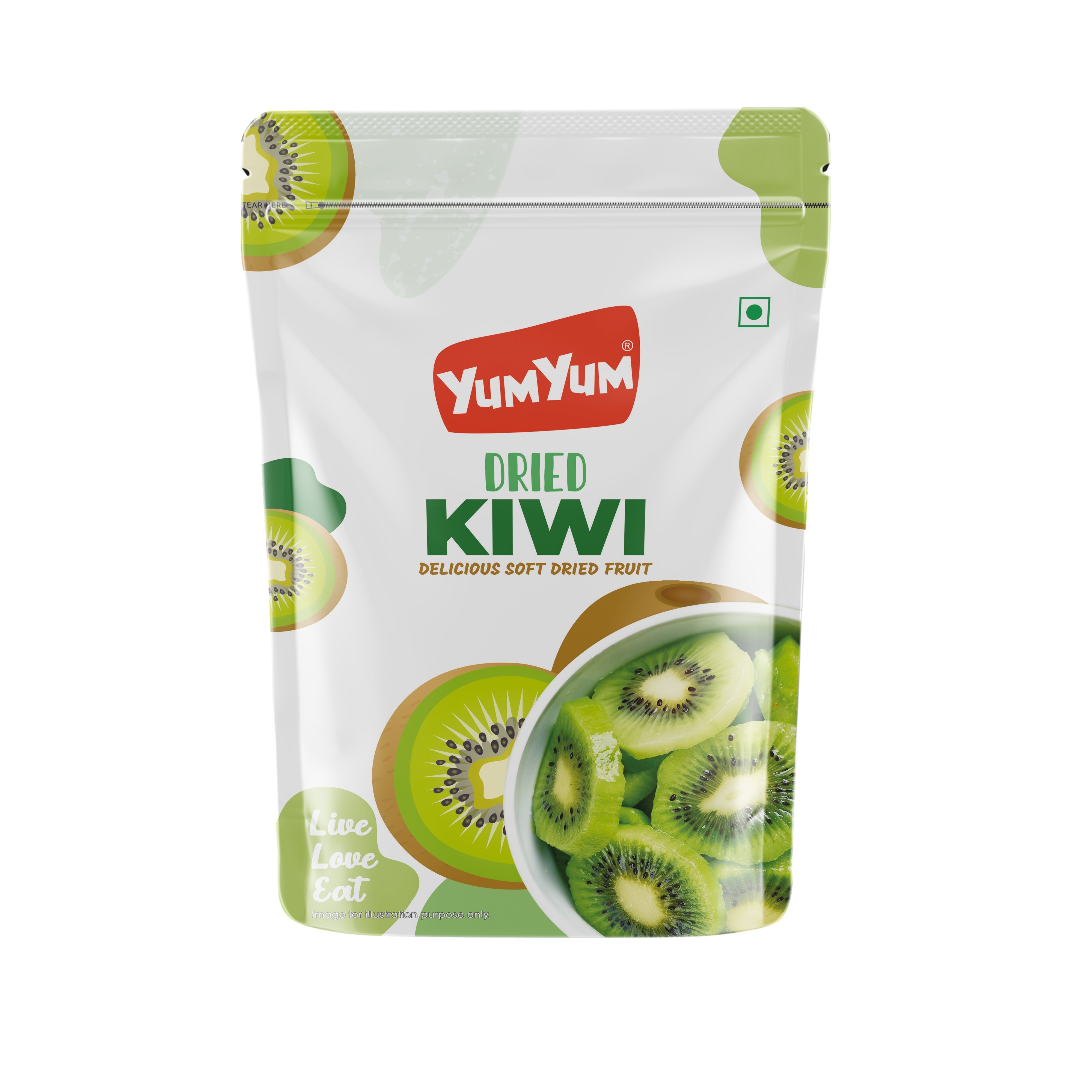 Yum Yum Dried Kiwi Pouch - Dista