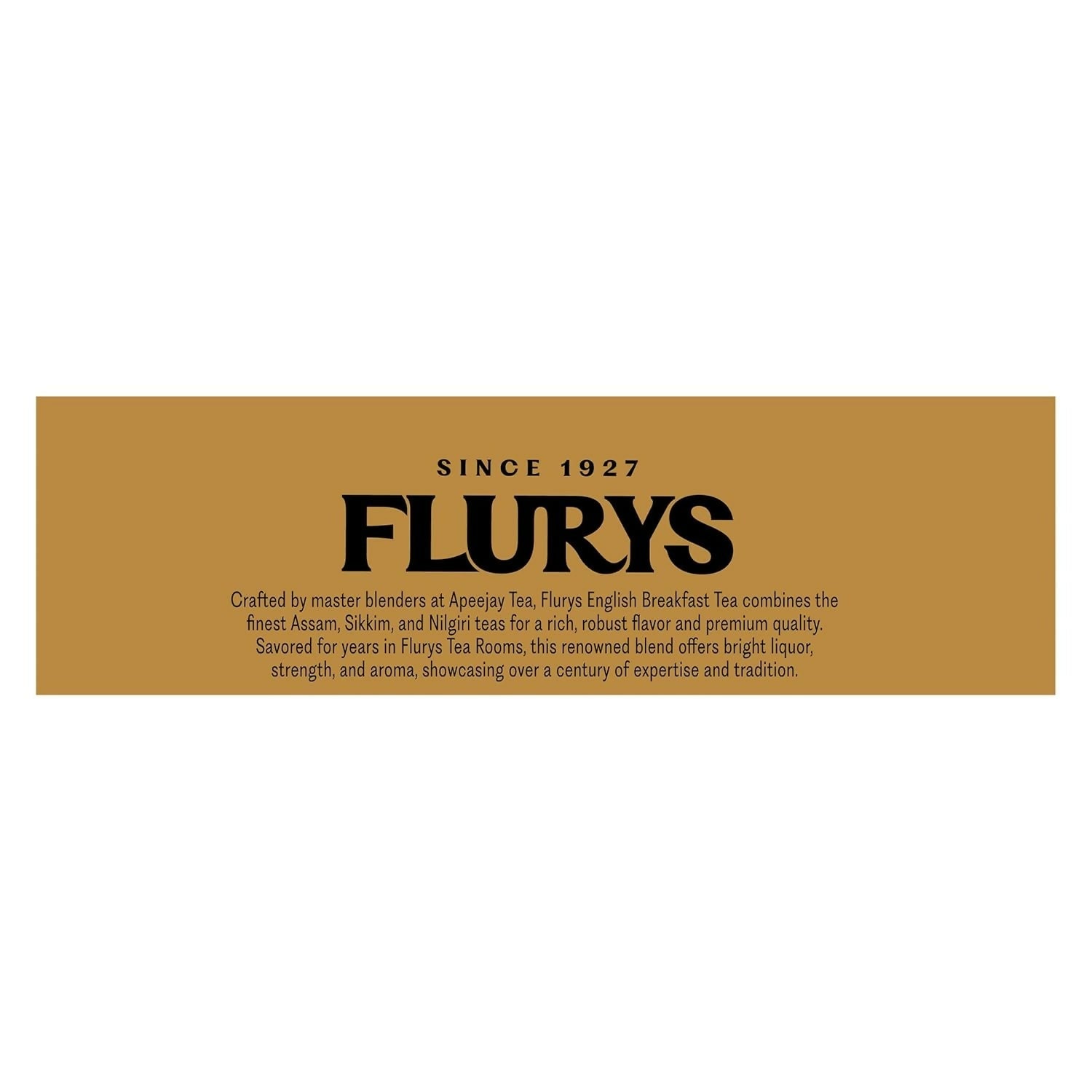 Flurys Distinctive English Breakfast Black Tea Bags Flurys