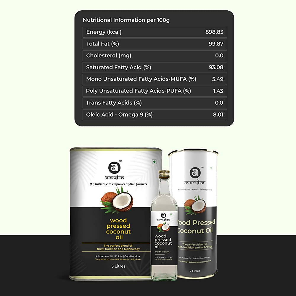 Anveshan Wood Pressed Coconut Oil Anveshan