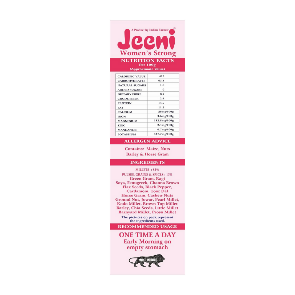 Jeeni Womens Strong Mix Millet Multi Grains Jeeni