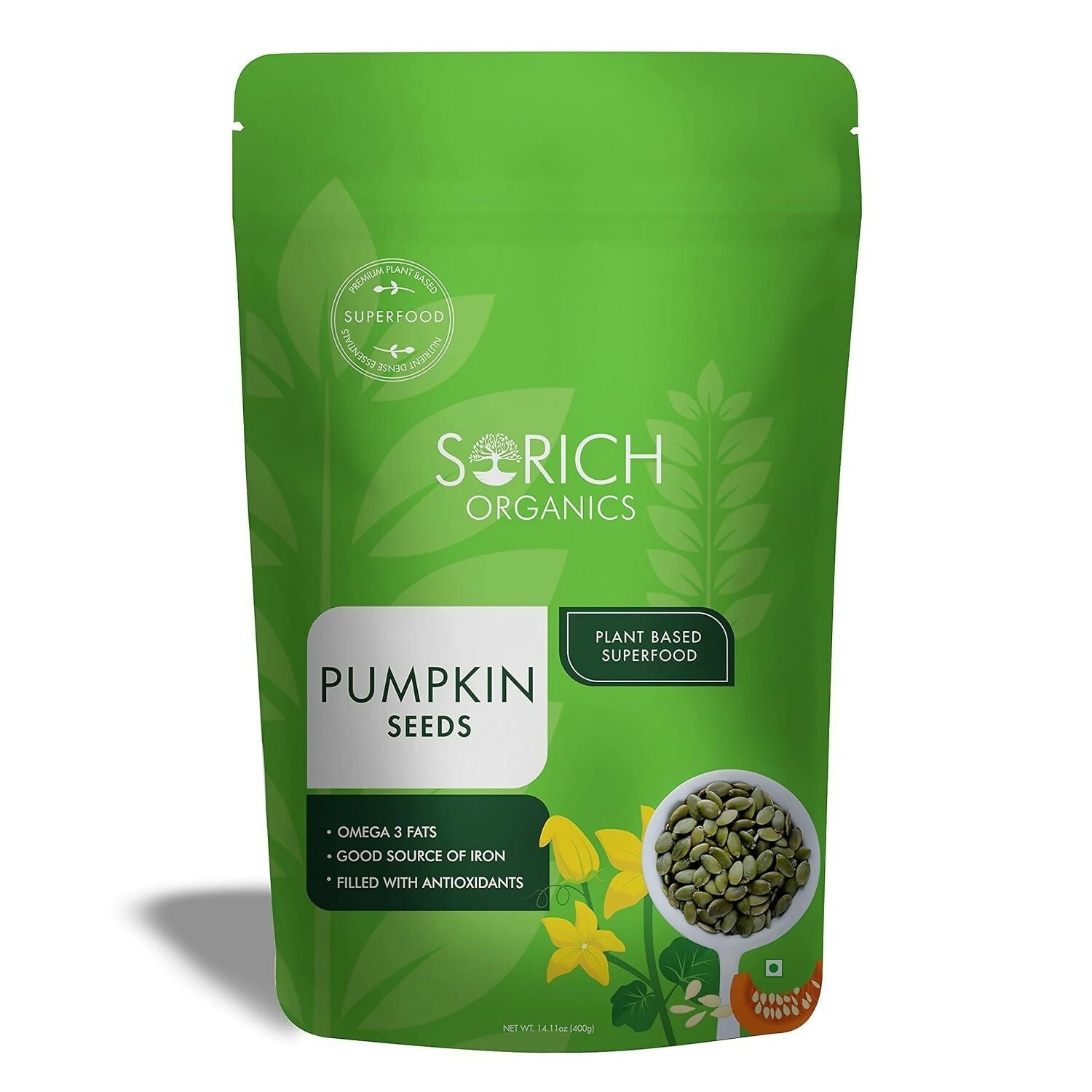 Sorich Organics Raw Pumpkin Seeds - Safuron