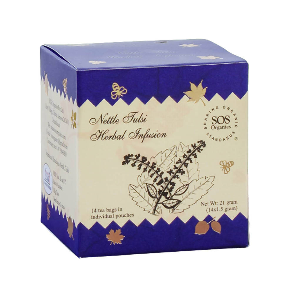 SOS Organics Nettle Tulsi Herbal Infusion - Safuron